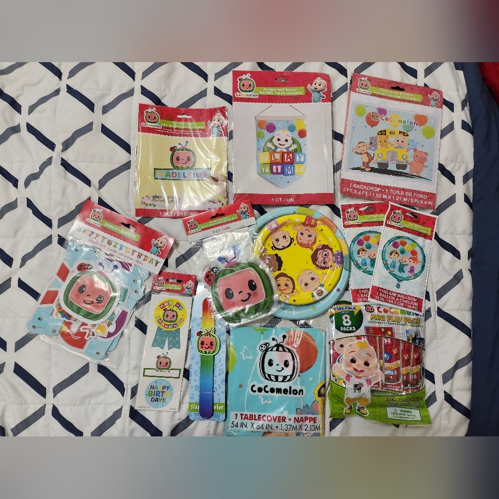 Cocomelon birthday party supplies